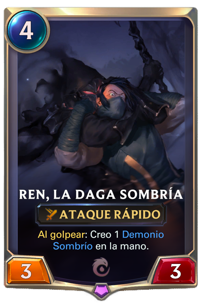 Ren, la daga sombría