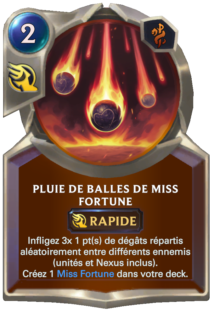 Pluie de balles de Miss Fortune