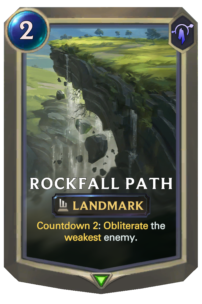 Rockfall Path : r/LoRCardReveals