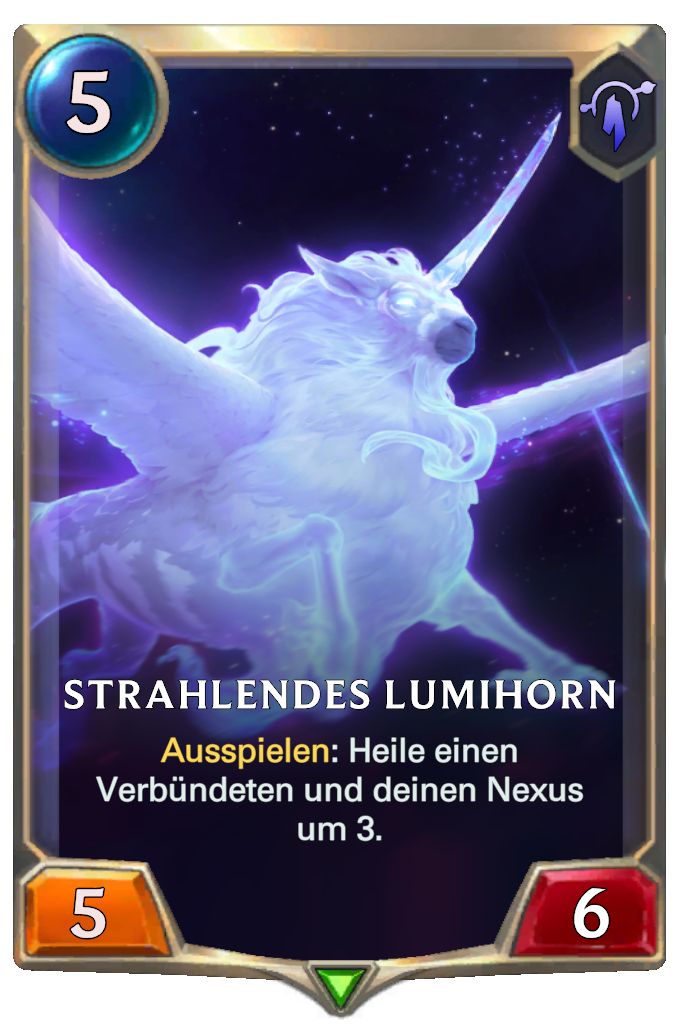 Strahlendes Lumihorn