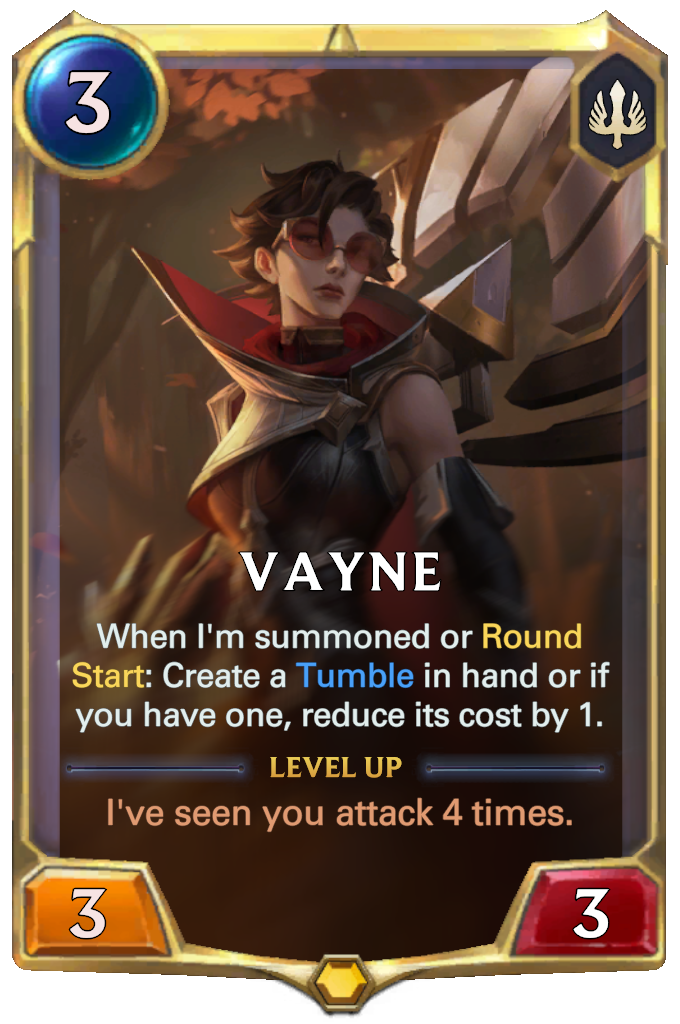Vayne for Legends of Runeterra (LoR) - DAK.GG for LoR