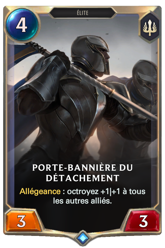 Porte-bannière du Détachement