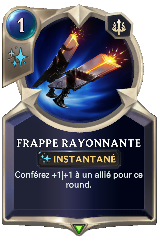 Frappe rayonnante