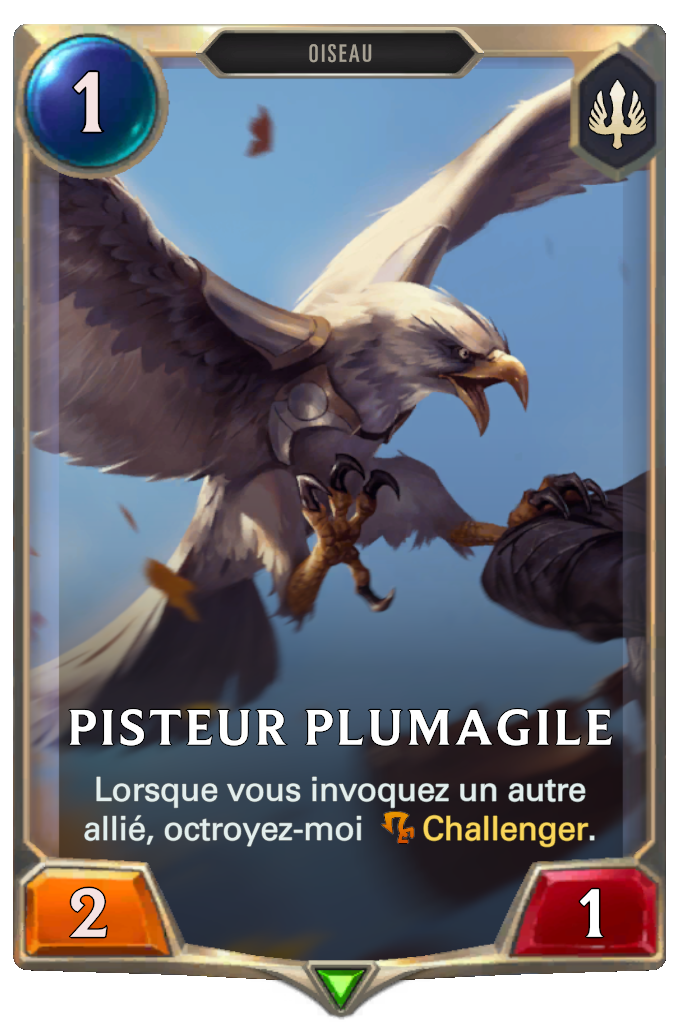 Pisteur plumagile