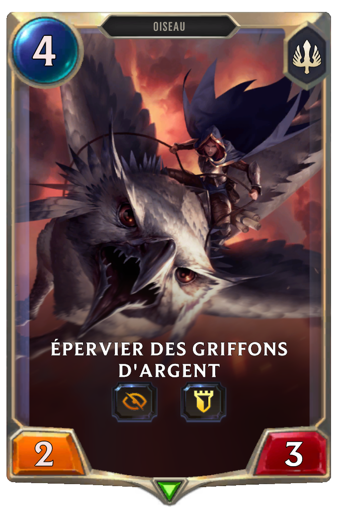 Épervier des griffons d'argent
