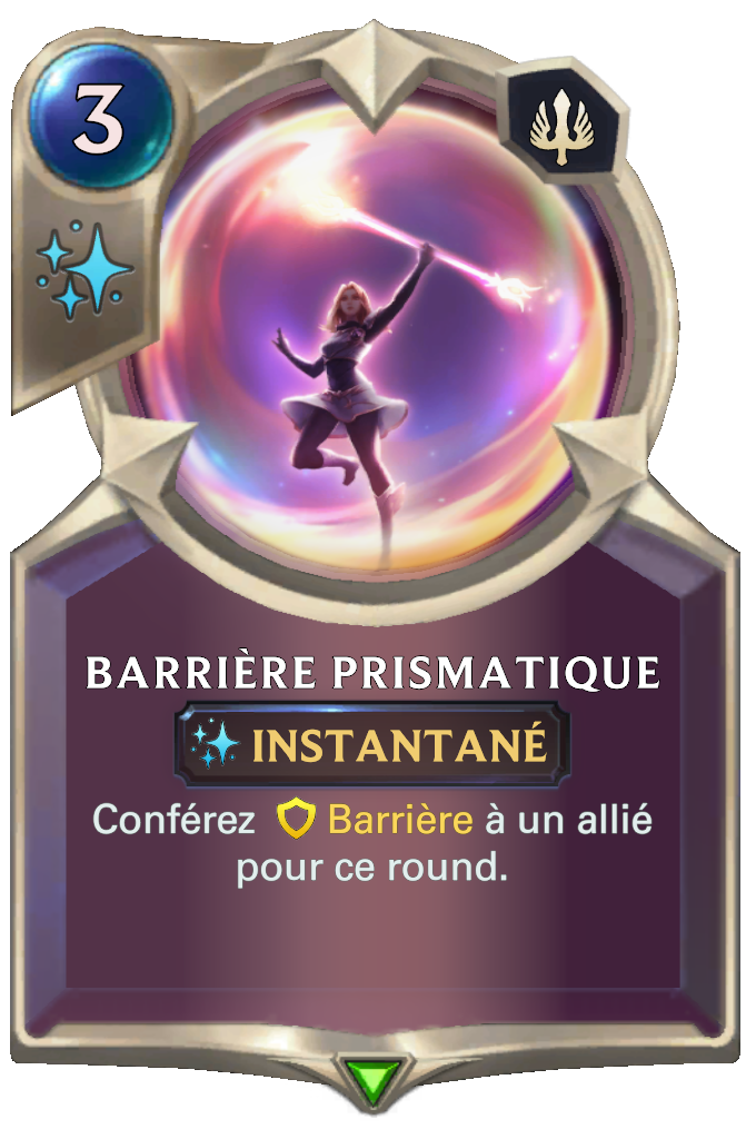 Barrière prismatique