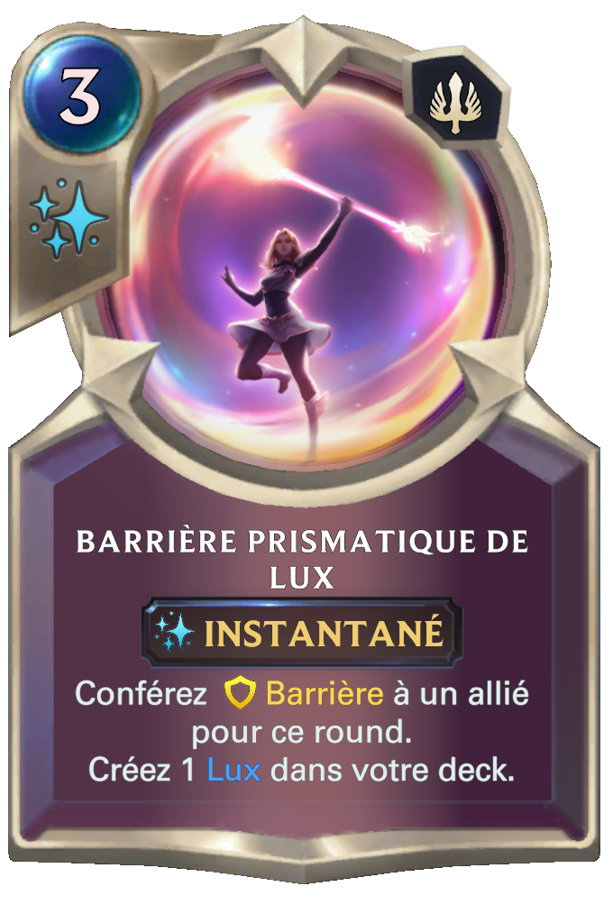 Barrière prismatique de Lux