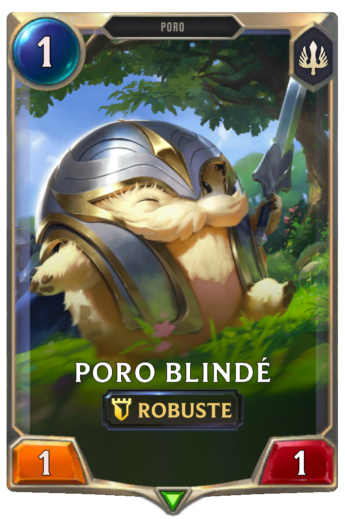 Poro blindé