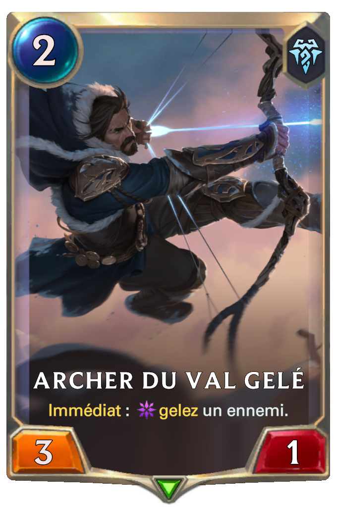 Archer du Val gelé