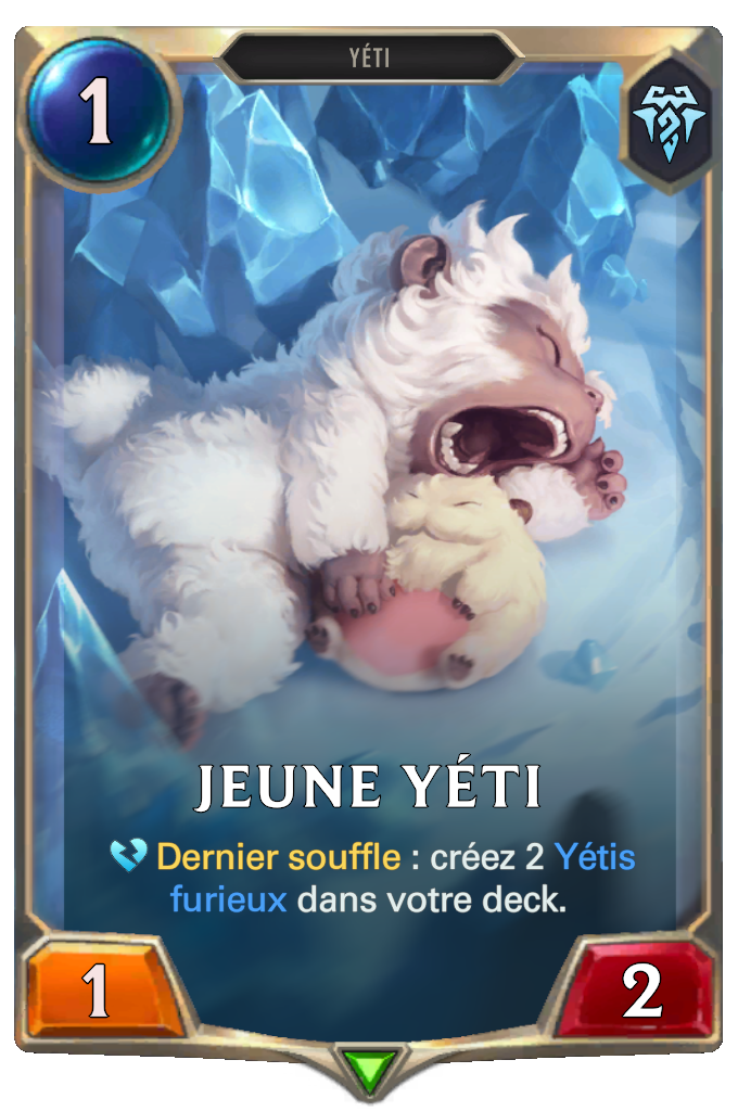 Jeune yéti
