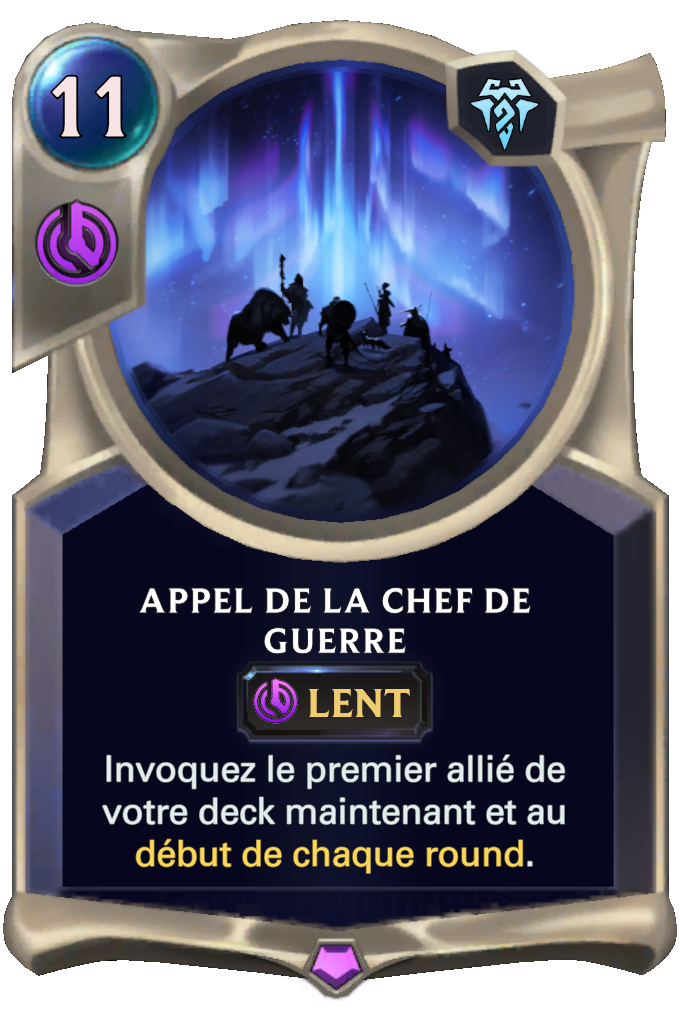 Appel de la chef de guerre