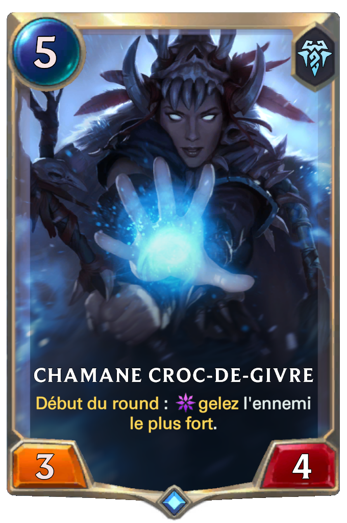 Chamane Croc-de-givre