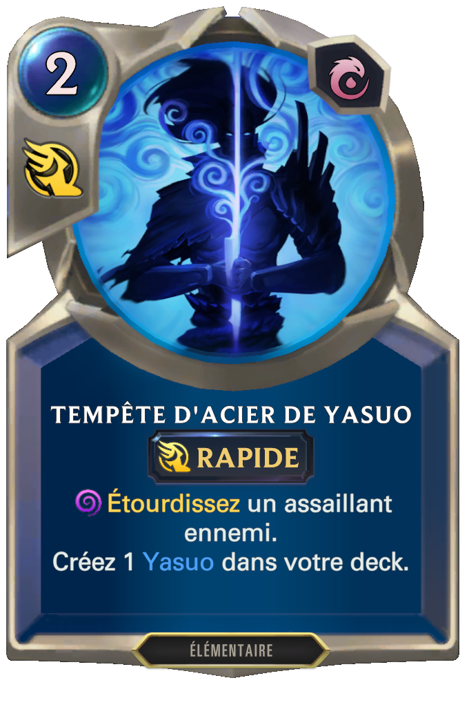 Tempête d'acier de Yasuo