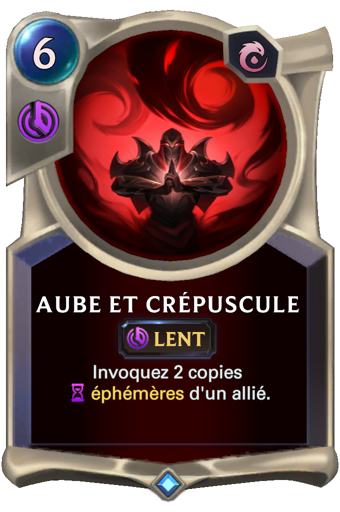 Aube et crépuscule