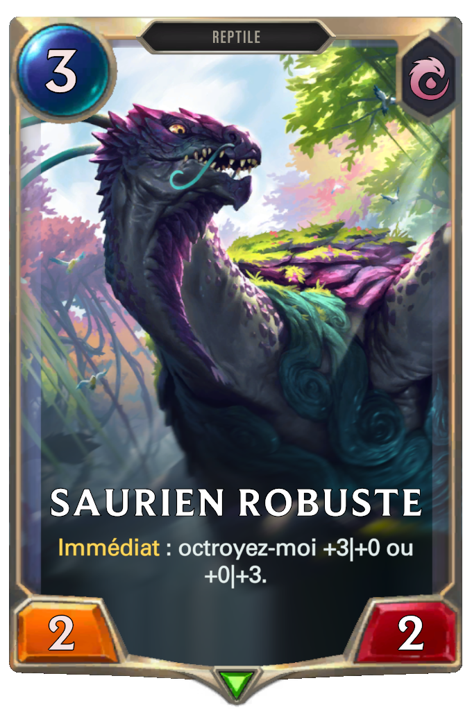 Saurien robuste