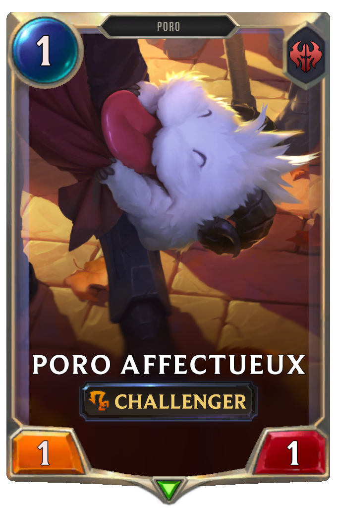 Poro affectueux