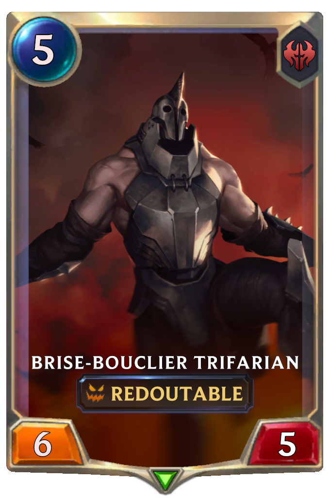 Brise-bouclier Trifarian