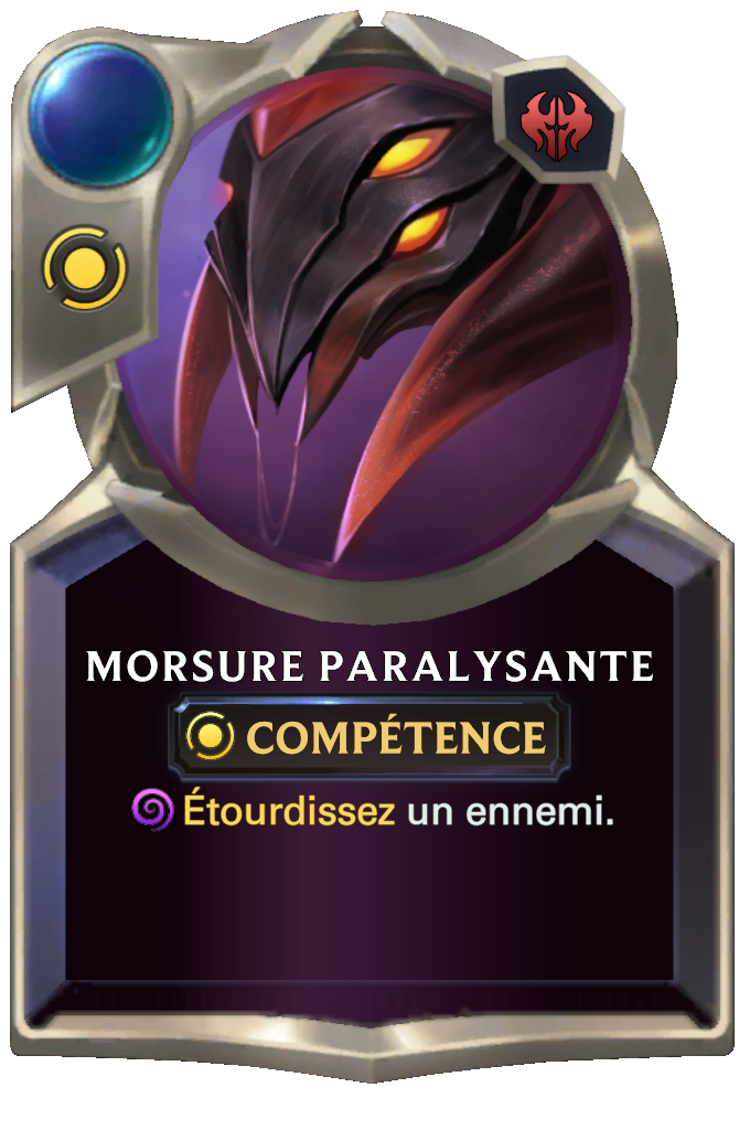 Morsure paralysante