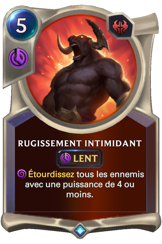 Rugissement intimidant
