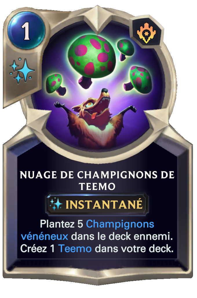 Nuage de champignons de Teemo
