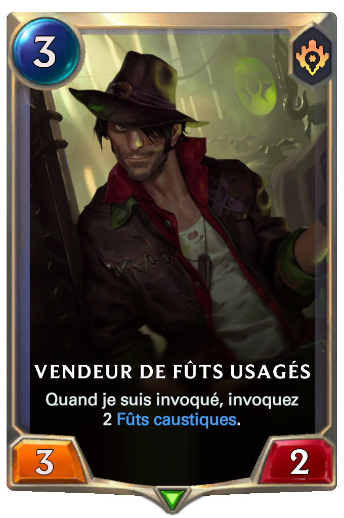 Vendeur de fûts usagés