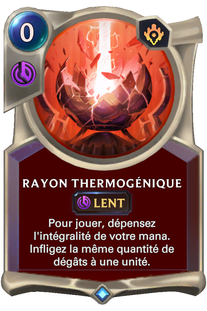 Rayon thermogénique