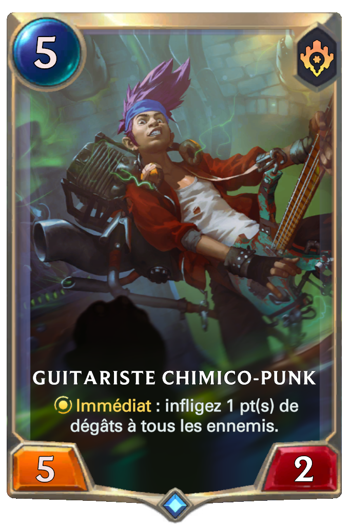 Guitariste chimico-punk