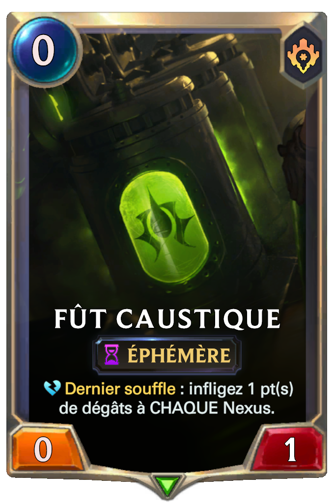 Fût caustique