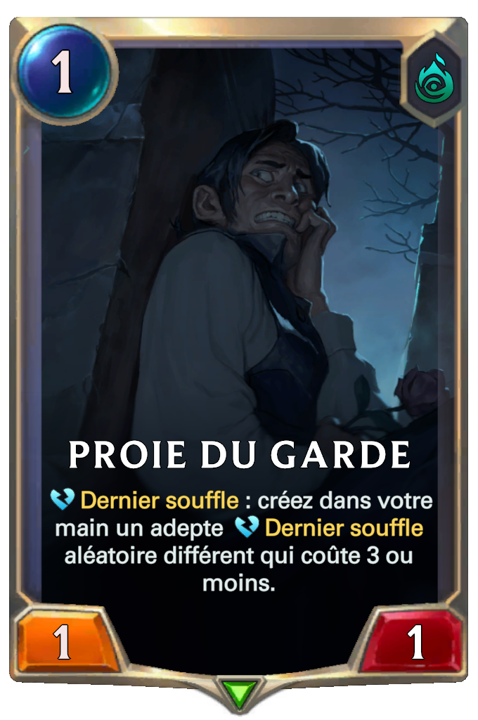 Proie du Garde
