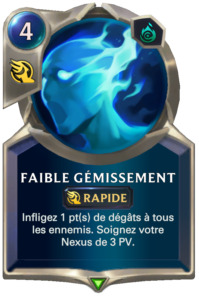 Faible gémissement