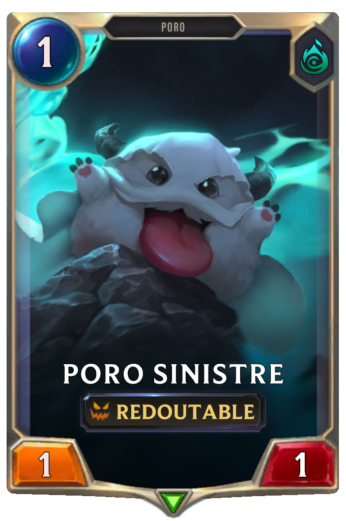 Poro sinistre