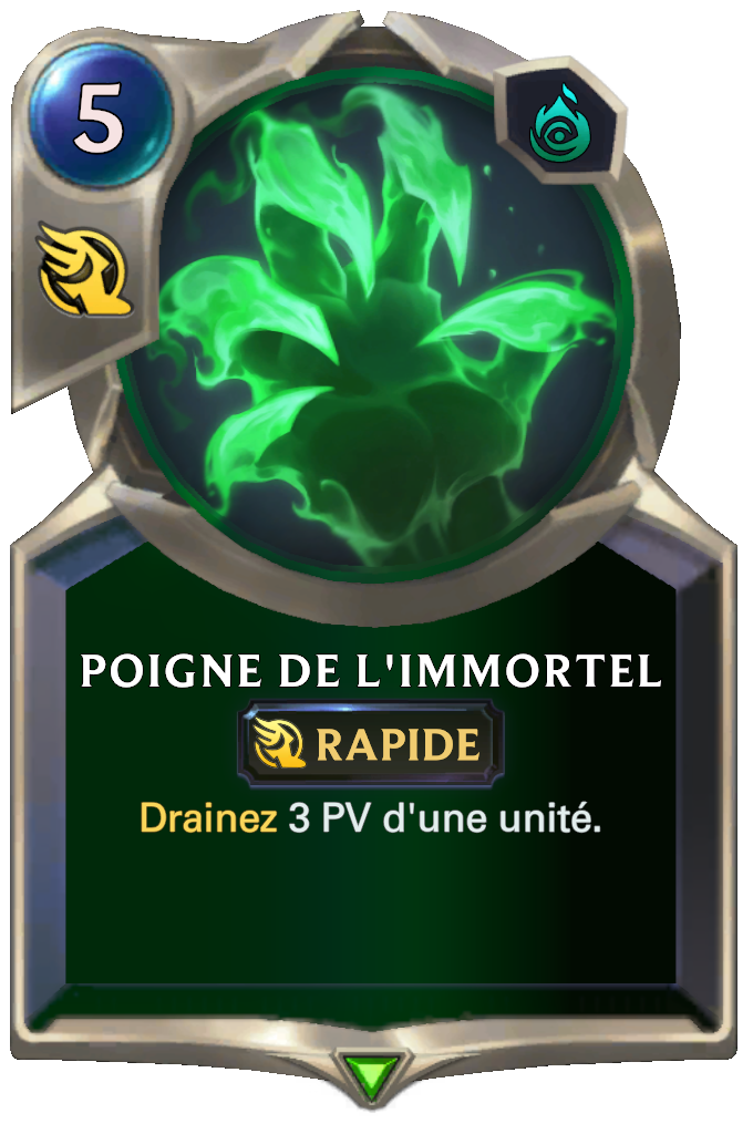 Poigne de l'immortel