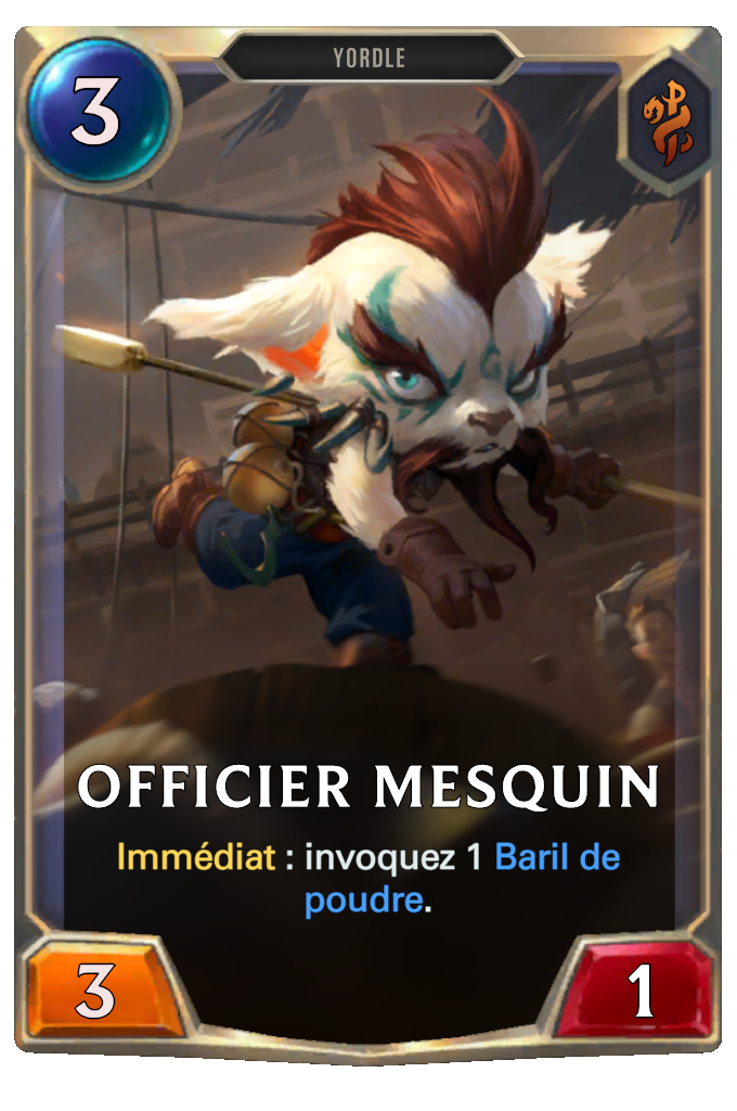 Officier mesquin
