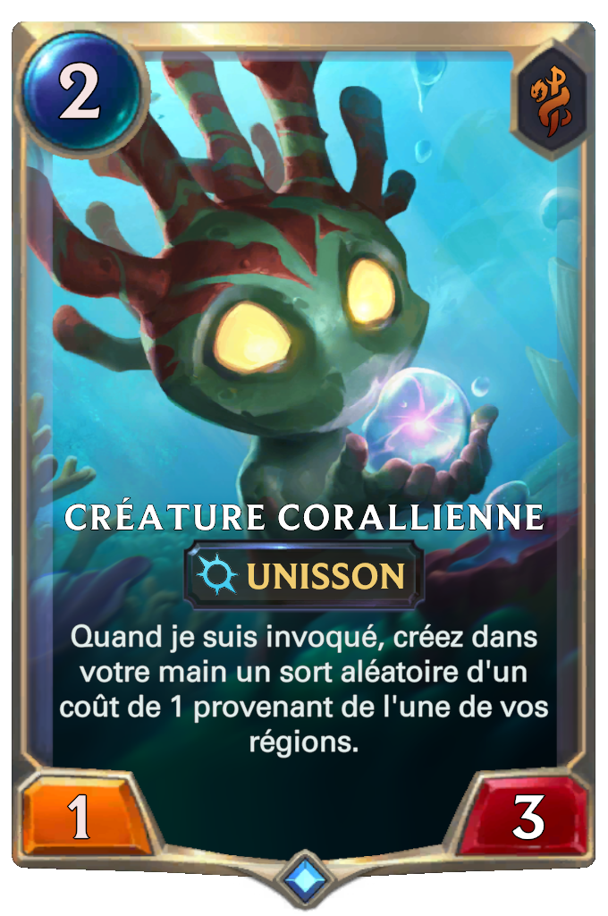 Créature corallienne
