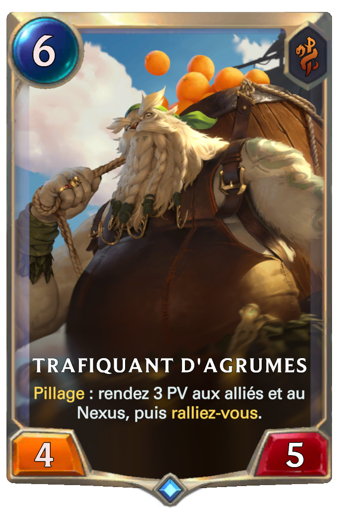 Trafiquant d'agrumes