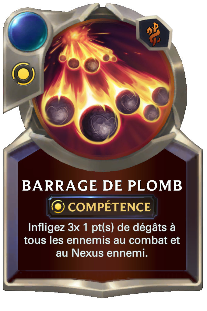 Barrage de plomb