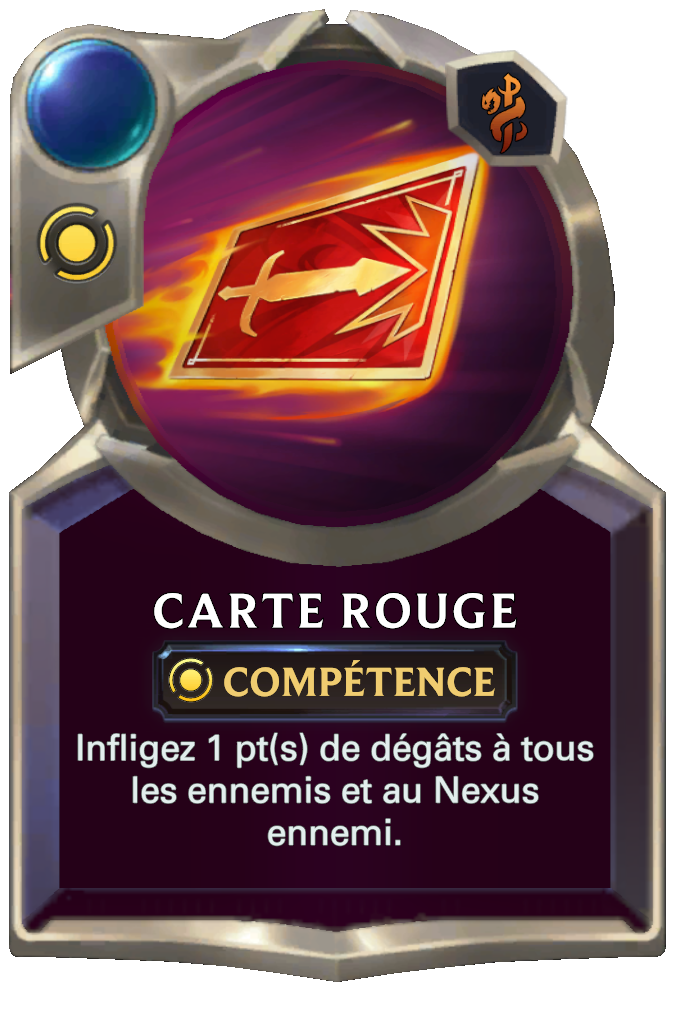 Carte rouge