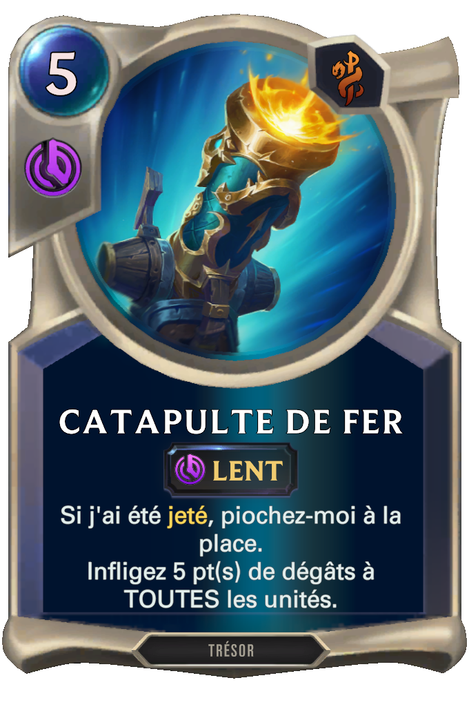Catapulte de fer