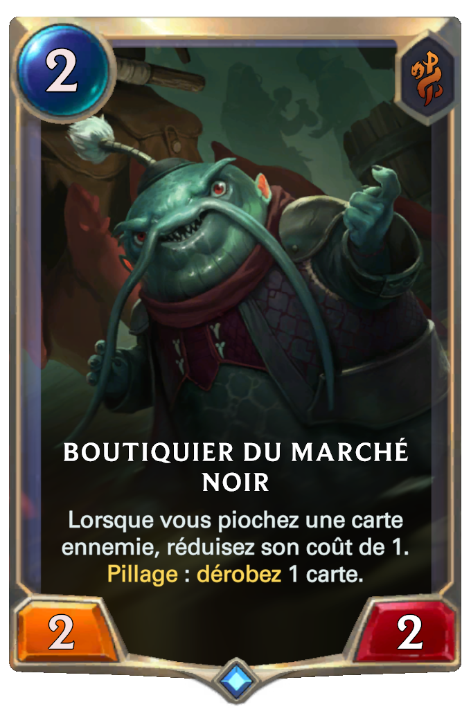 Boutiquier du marché noir