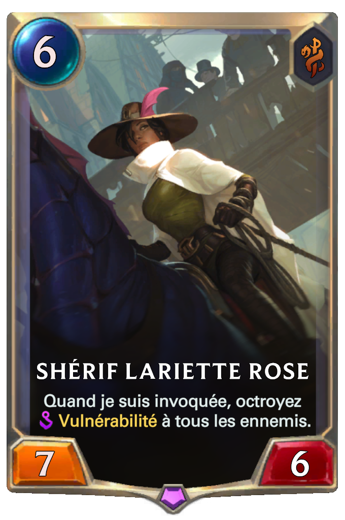 Shérif Lariette Rose