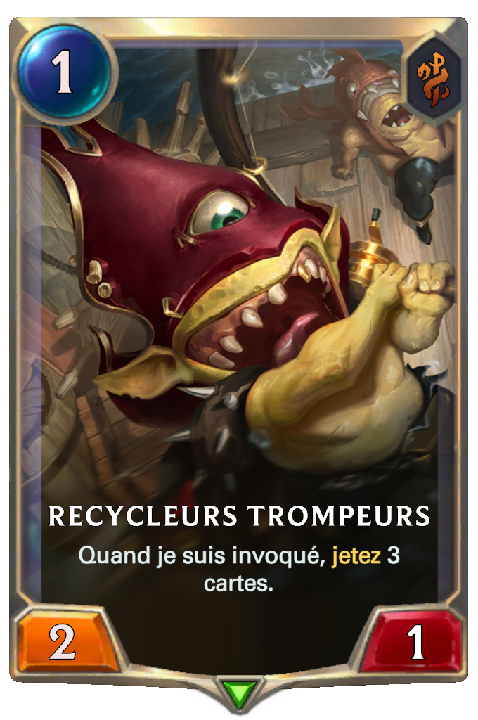 Recycleurs trompeurs
