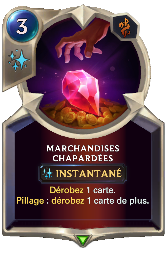 Marchandises chapardées