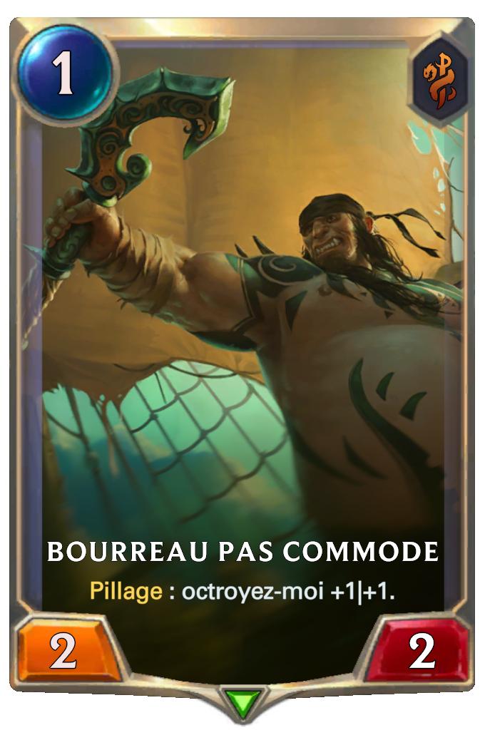 Bourreau pas commode