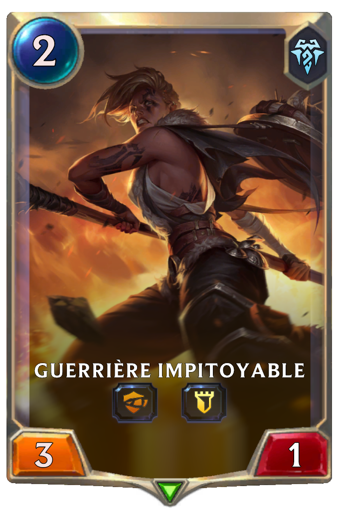 Guerrière impitoyable
