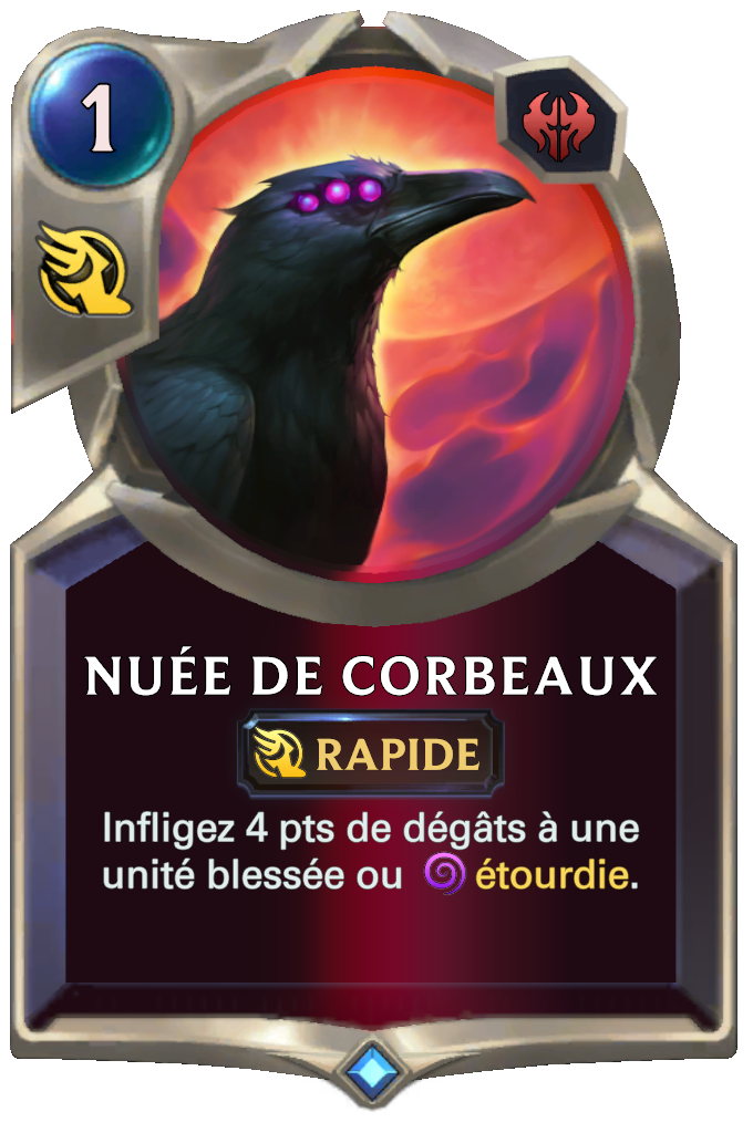 Nuée de corbeaux