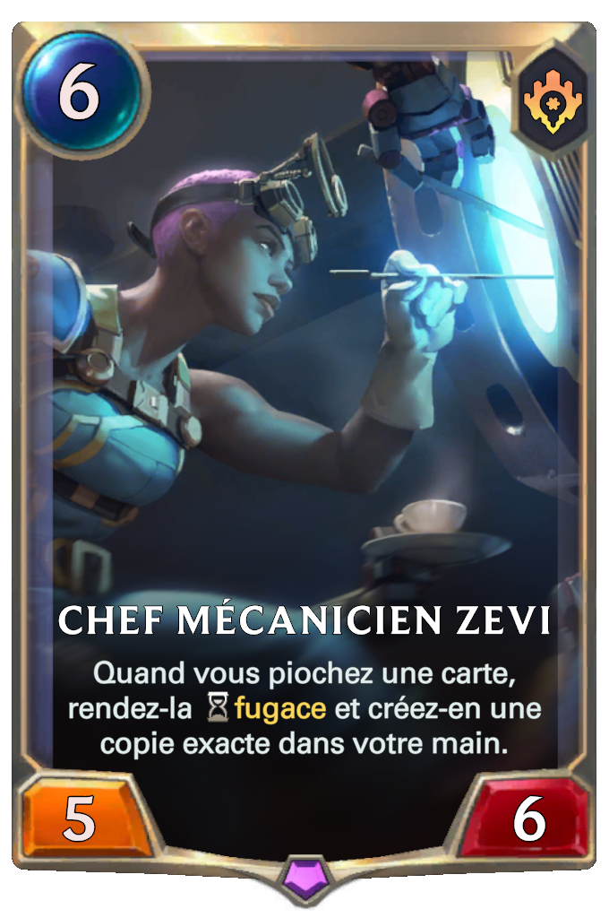 Chef mécanicien Zevi