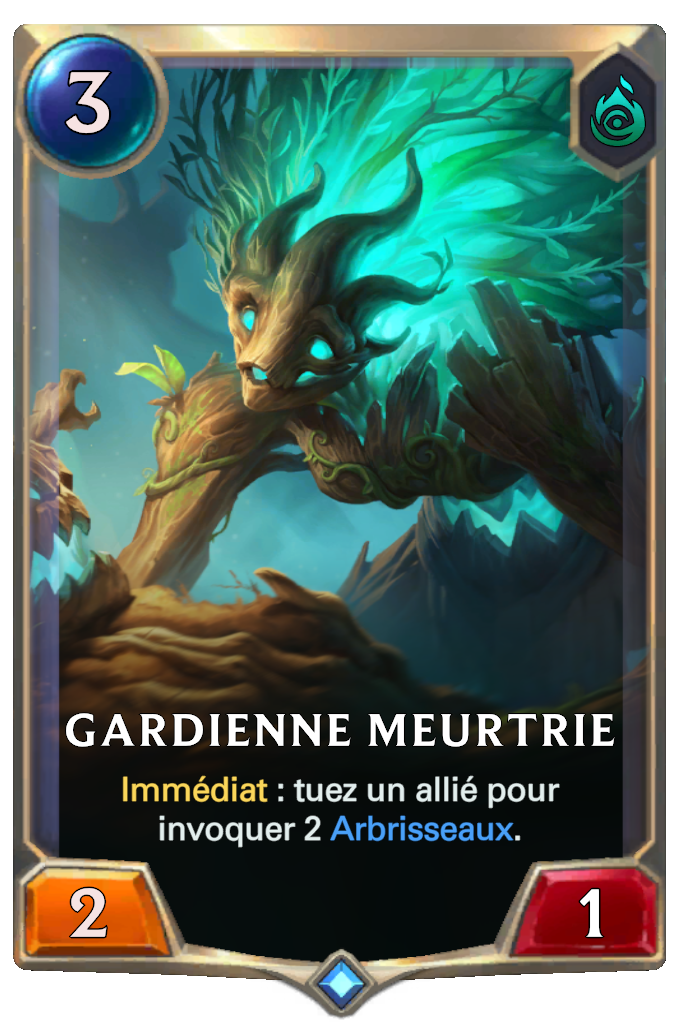 Gardienne meurtrie