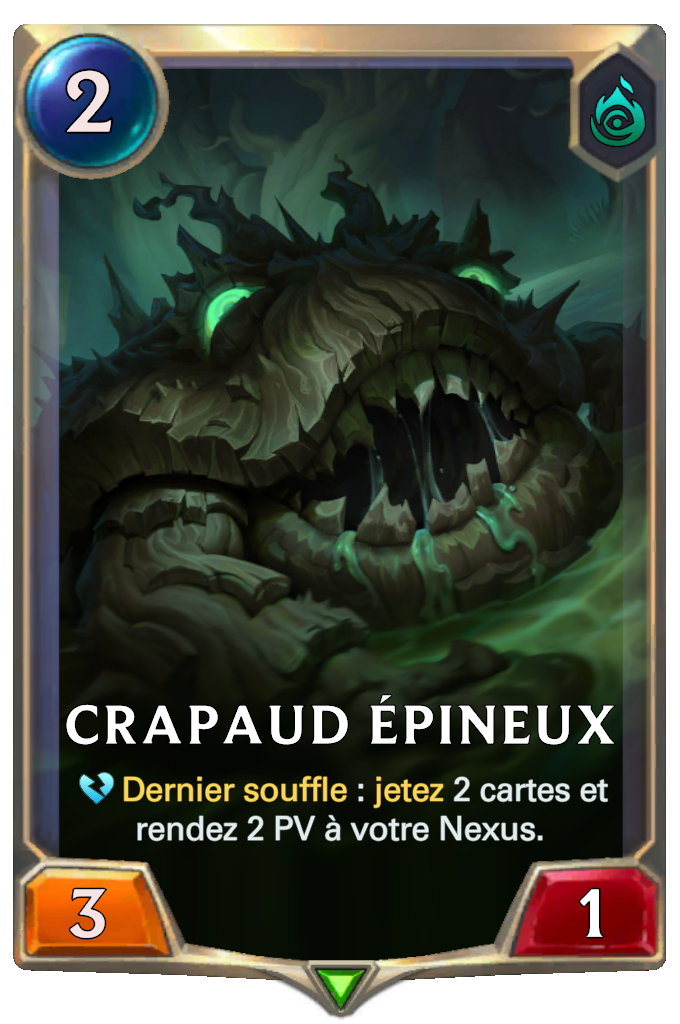 Crapaud épineux