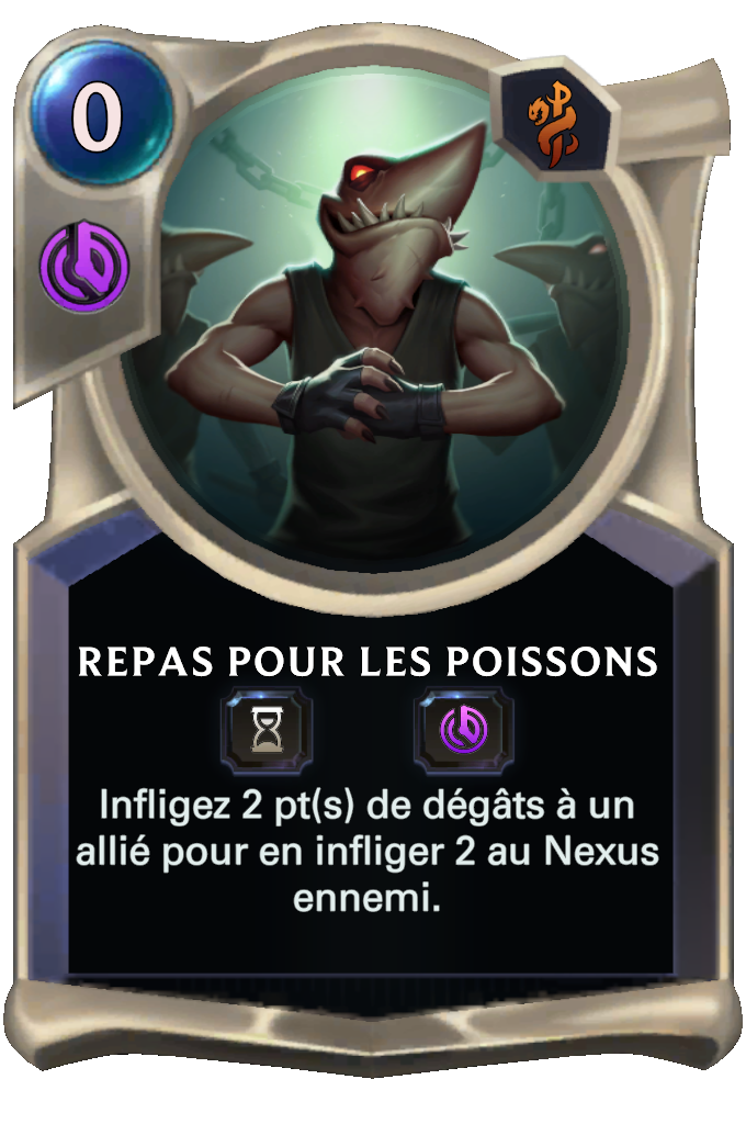 Repas pour les poissons
