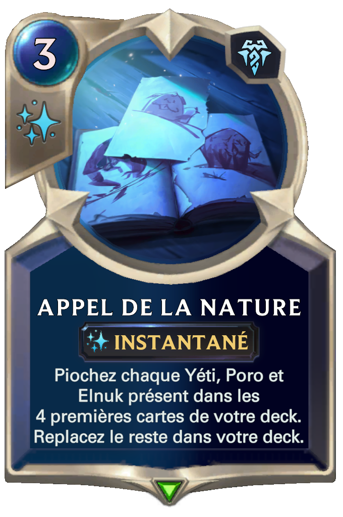 Appel de la nature